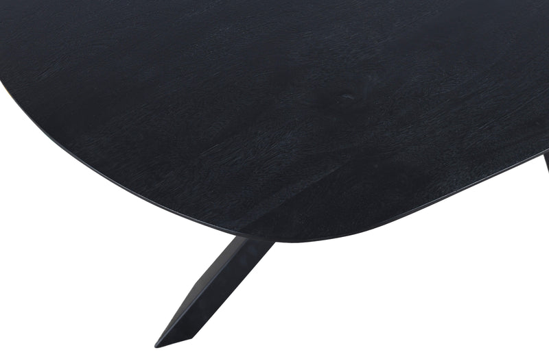 Alore black black diningtable oval