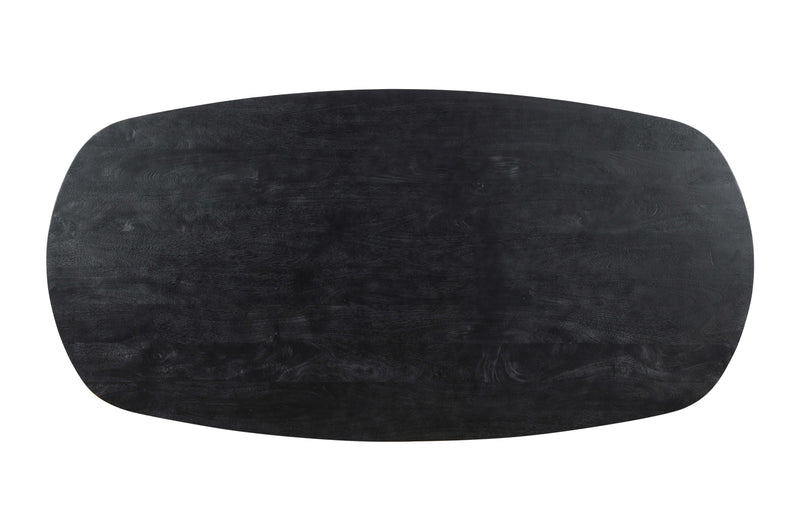 Alore black black diningtable oval
