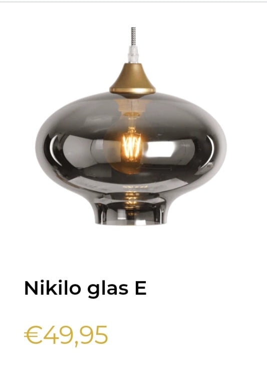 Nikilo 9 Lamps Compleet zoals op foto