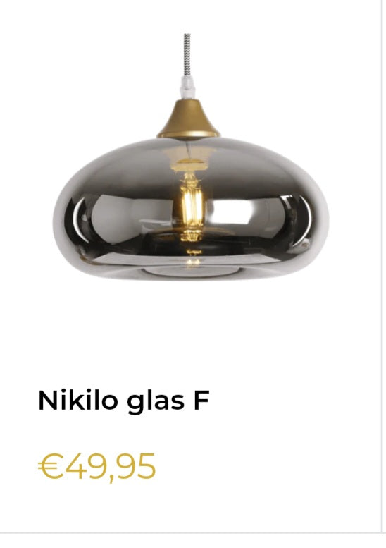 Nikilo 9 Lamps Compleet zoals op foto