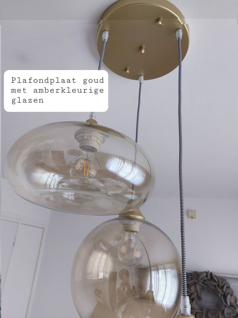 Nikilo/Quinto/Mayson 9 Lamps plafondplaat rechthoekig
