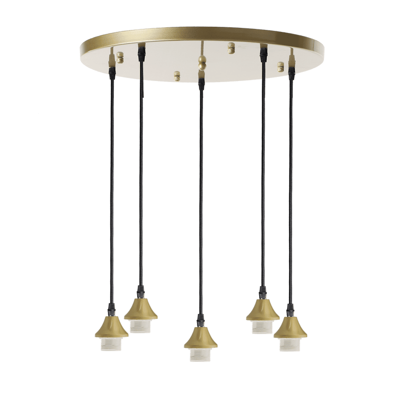 Universele 5 Lamps plafondplaat Rond