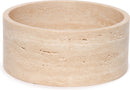 Travertine Fruitschaal rond