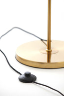 Vloerlamp Medina Glass amber+gold