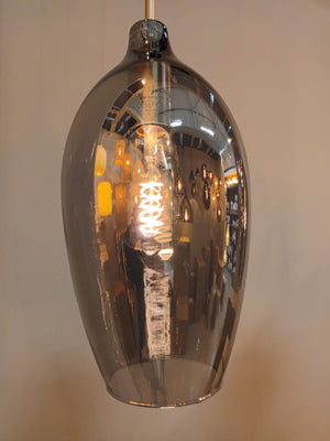 Hanglamp 3L Lukaro Antiek bronze+smoke