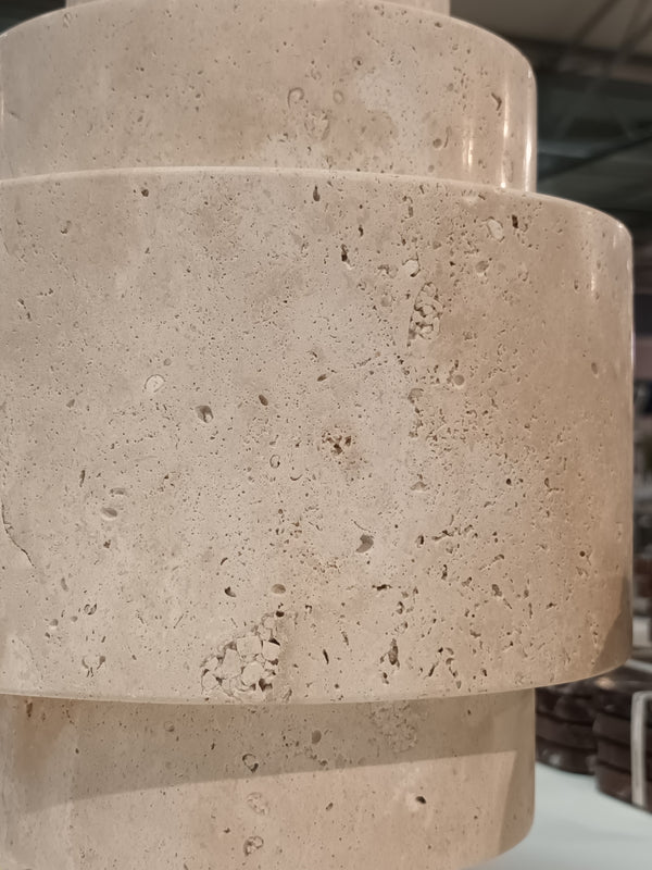 Travertine Agano Vaas