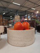 Travertine Fruitschaal rond