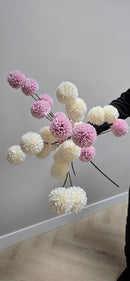 Kunstbloem Pom Pom Lila