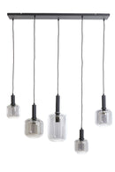 Hanglamp Lekar Zwart 5 Lamps