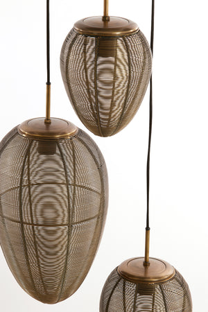 Hanglamp Yaelle 3 Lamps rond