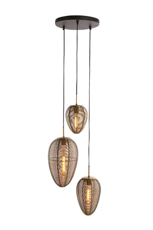 Hanglamp Yaelle 3 Lamps rond