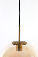 Hanglamp Medina 3 L Glass amber+gold