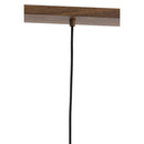 Hanglamp Wood Dania wood print d brown+rope cream