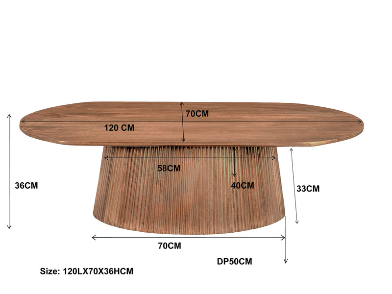 Salontafel Salvatore Oval