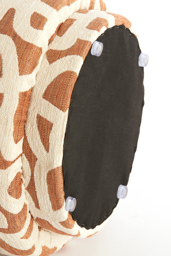 Poef Davonte Terra+cream