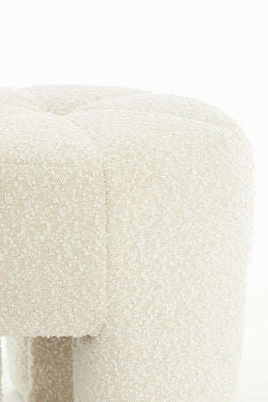 Poef Batoemi Bouclé Cream