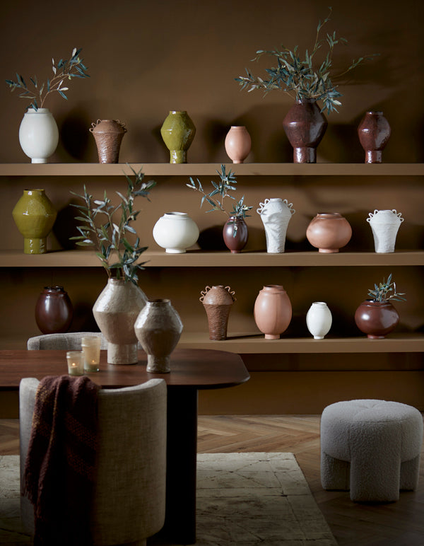 Poef Batoemi Bouclé Cream