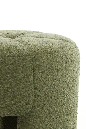 Poef Batoemi Bouclé Dark green