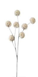Kunstbloem Pom Pom Cream