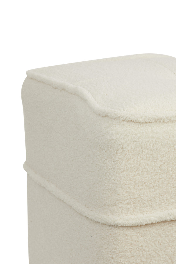 Poef Kiki Teddy White