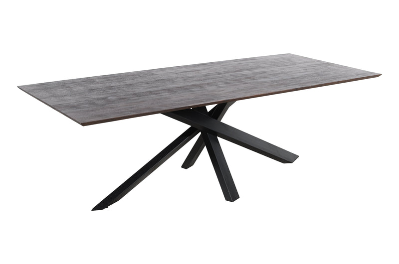 Alore brown black diningtable rectangle