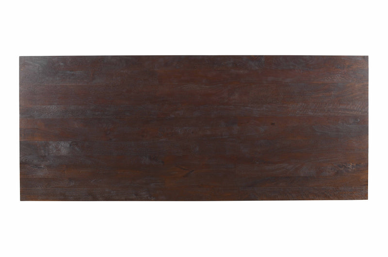 Alore brown black diningtable rectangle