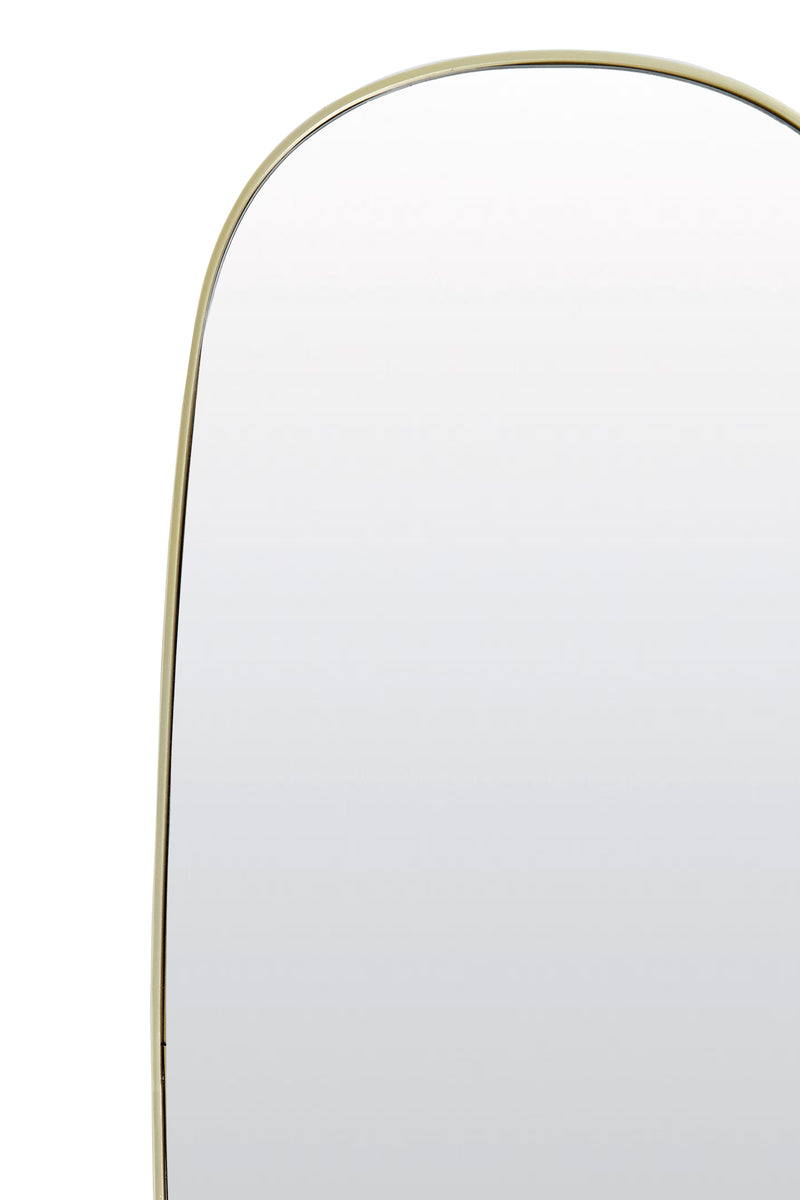 Spiegel Libra clear glass+gold