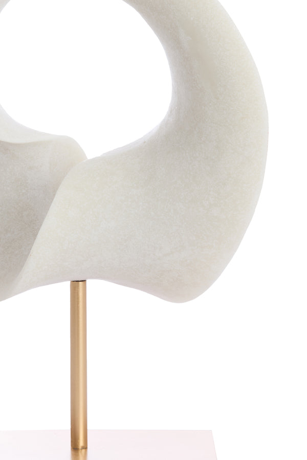 Ornament on base Vodice cream+gold