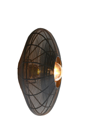 Ceiling-wall lamp Bahoto Matt black