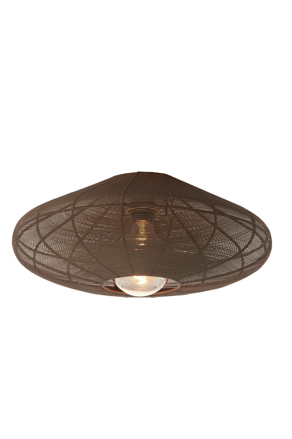 Ceiling-Wall lamp Bahoto Matt dark brown
