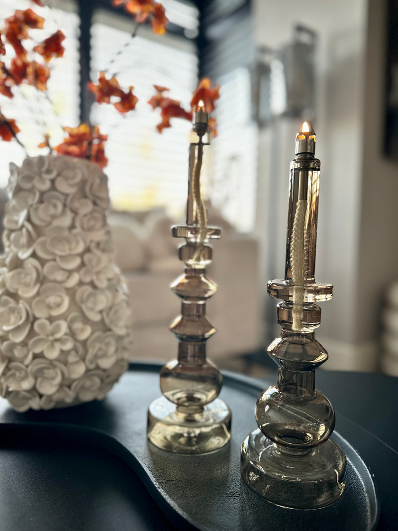 Candleholder Olielamp Champagne Peri Living