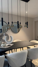 Hanglamp met Segula smoke floating leds