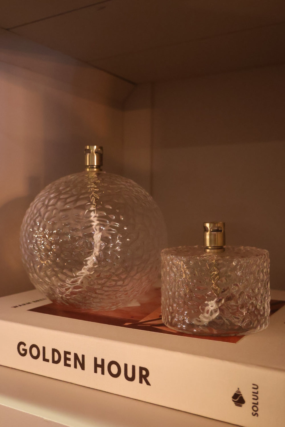 Olielamp Round Hammered