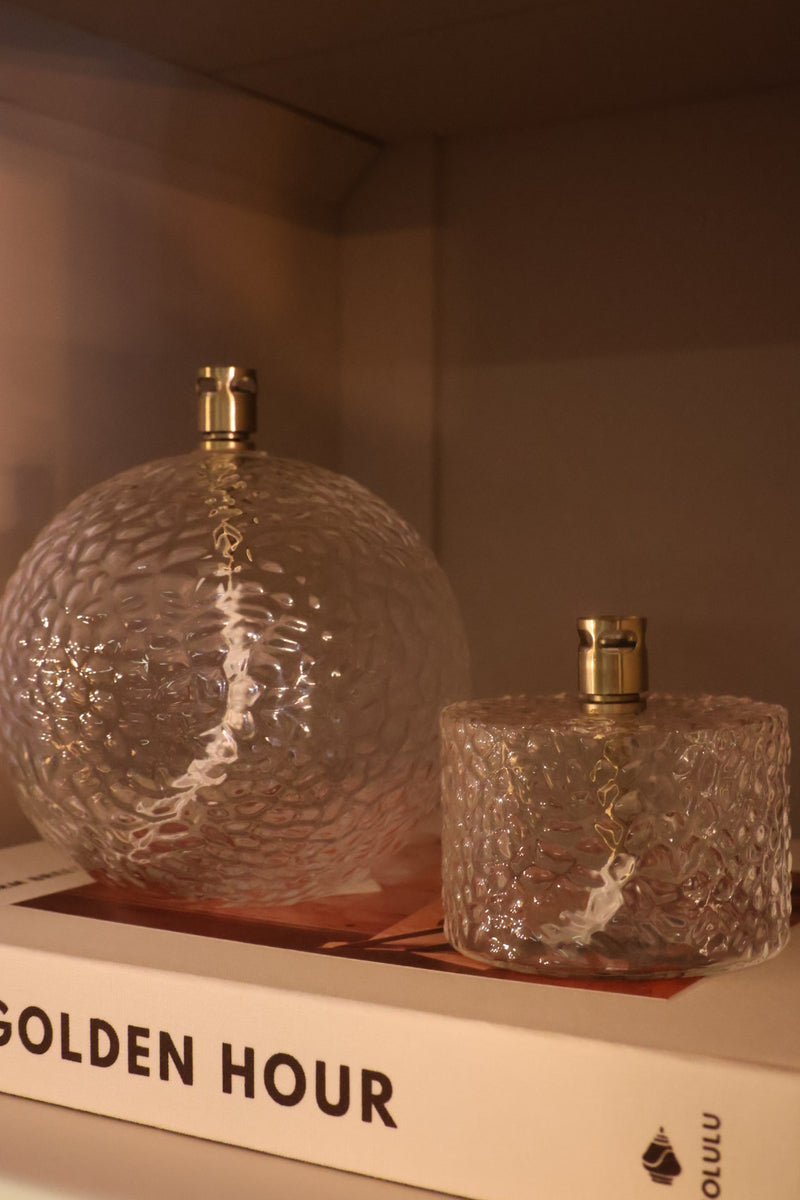 Set van 2 Olielampjes Hammered