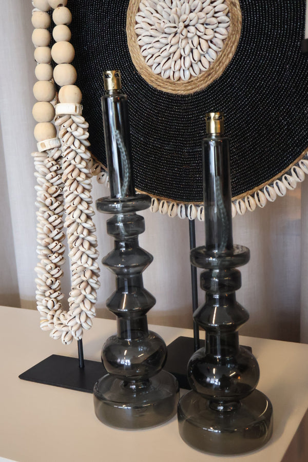 Candleholder Smoked (Olielamp)