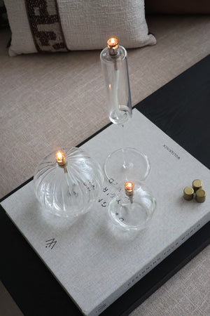 Candlestick Clear (Olielamp)