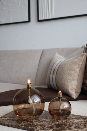 Olielamp Bol Champagne