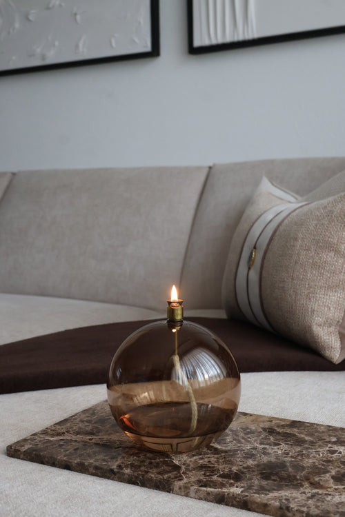 Olielamp Bol Champagne