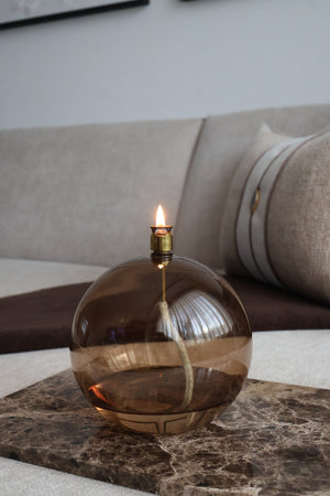 Olielamp Bol Champagne
