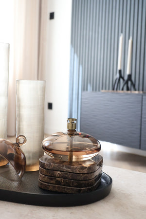 Olielamp Disk Champagne