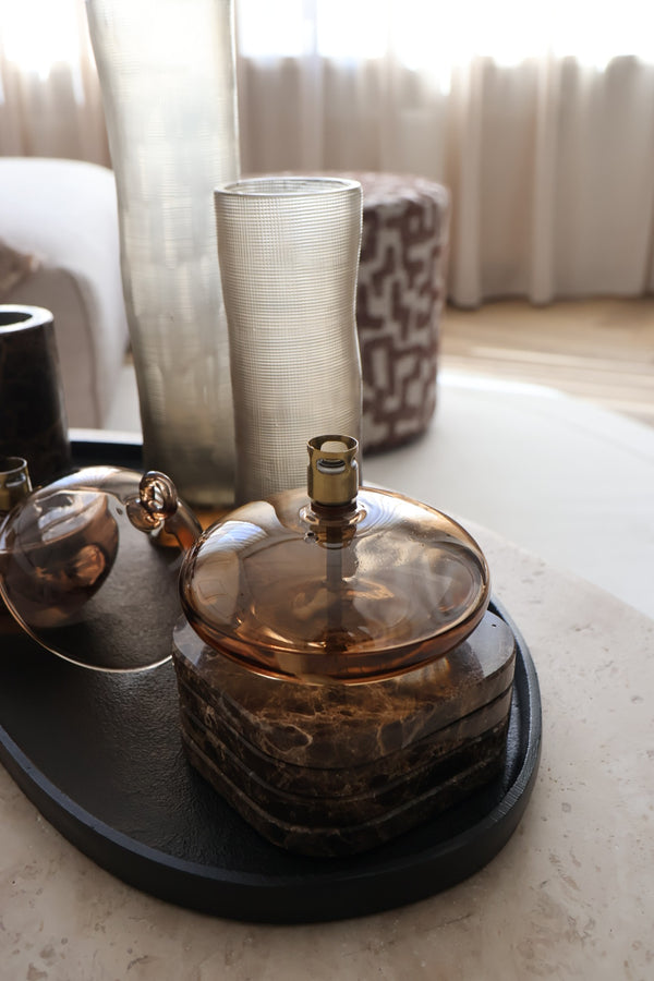 Olielamp Disk Champagne