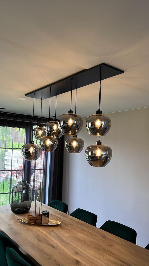 Nikilo/Quinto/Mayson 8 lamps plafondplaat