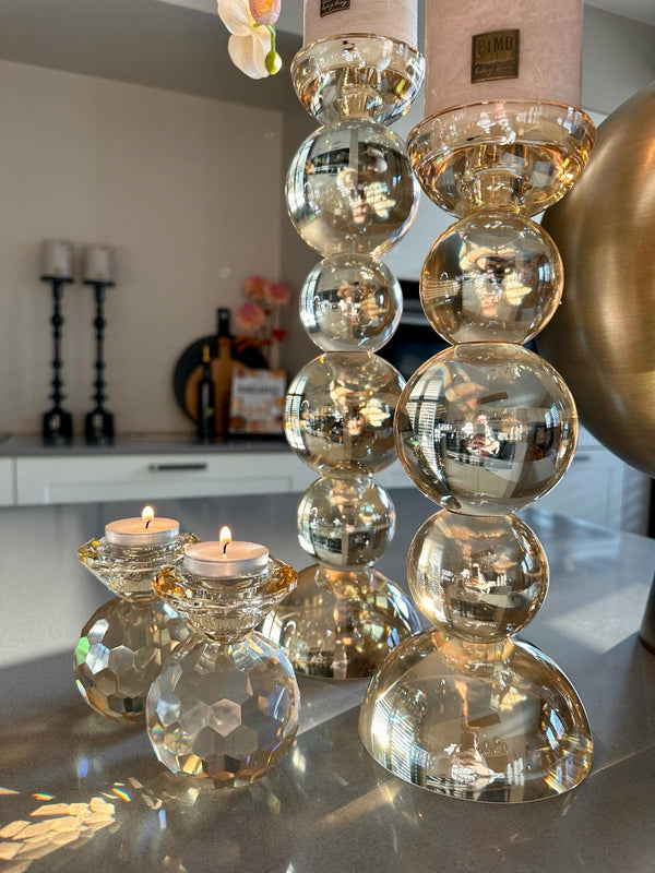 Candle holder Gold Luster Small