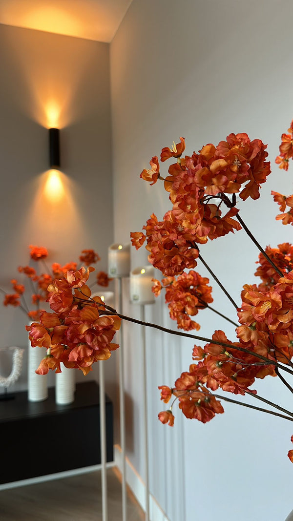kunstbloemen deep orange