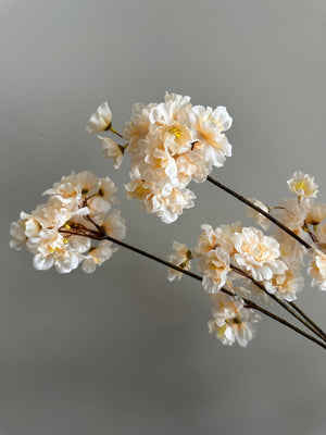 kunstbloesemtak beige créme