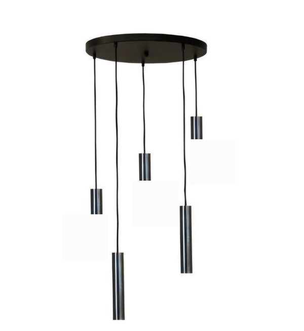 Ava Lamp Rond 5 Lamps Frosted Compleet zoals op foto