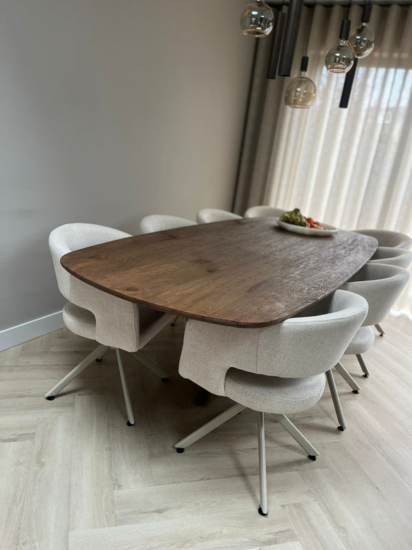 Diningtable Brix Montreaux Brown