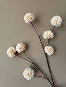 Kunstbloem Pom Pom Cream