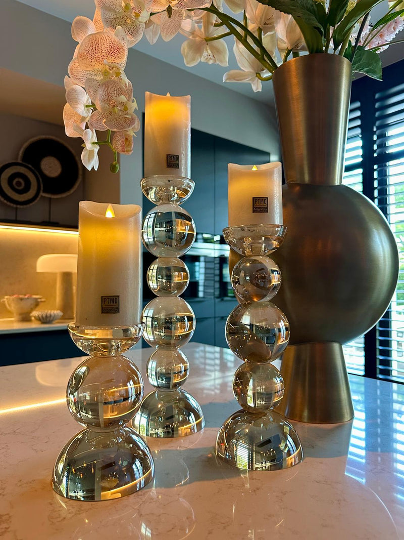 Candleholder Gold Luster Set