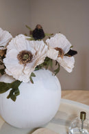 Kunstbloem Klaproos cream